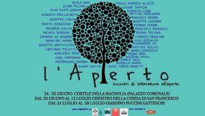 L'Aperto - Incontri di letteratura all'aperto @ Chiostro della chiesa di San Francesco