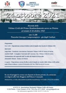 Per non dimenticare - 24 ottobre 1943 @ Piazzetta Camposampiero (Zona San Vitale)