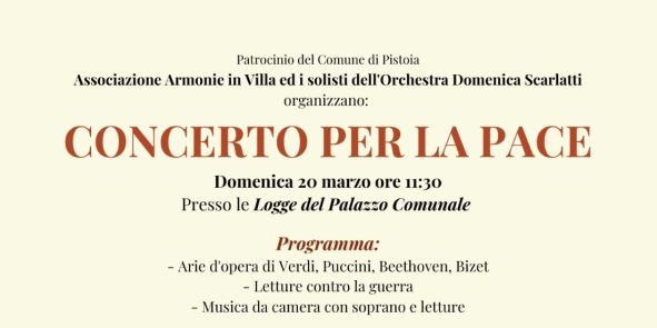 Concerto per la pace @ Logge del Palazzo Comunale