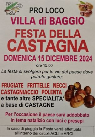 Festa della castagna @ Villa di Baggio